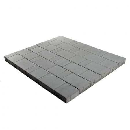 Тротуарная плитка Braer Старый город Ландхаус Серый, h=80