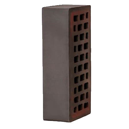 Вышневолоцкий кирпич с флеш обжигом Графит гладкий 1NF