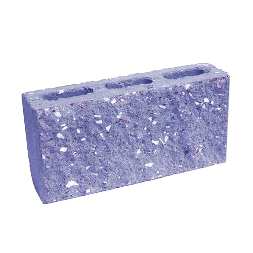 Сплитерный перегородочный блок ССПБ 39 цветной с мраморной крошкой