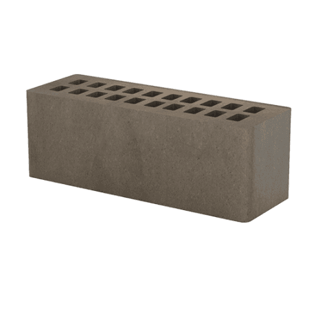 Кирпич лицевой Тербунский гончар пустотелый 0,9НФ коричневый гладкий