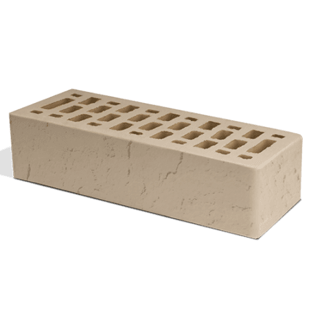 Маркинский кирпич лицевой 1НФ светло-бежевый скала