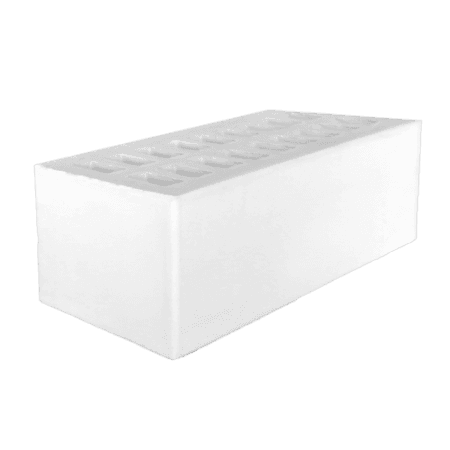 Кирпич Красная Гвардия лицевой 1,4НФ Белый Гладкий