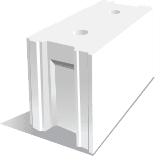 Блок силикатный стеновой Novoblock Новоблок