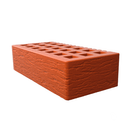 Саранский кирпич лицевой (СЗЛК) 1НФ красный ольха1