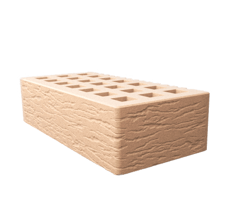 Саранский кирпич лицевой (СЗЛК) 1НФ слоновая кость ольха1