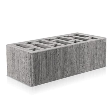 Кирпич лицевой Старый Оскол 1,4НФ серый бархат