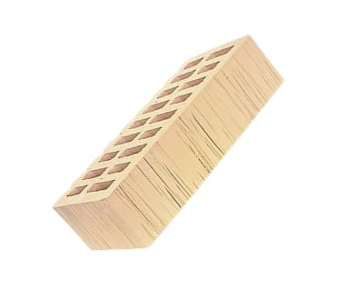 Брянский лицевой кирпич слоновая кость тростник 1НФ