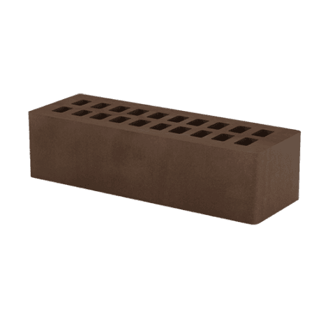 Кирпич лицевой Тербунский гончар пустотелый 0,7НФ корица гладкий