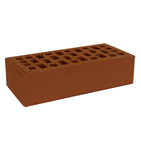Кирпич Римкер лицевой красный 1НФ гладкий