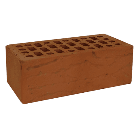 Кирпич Римкер лицевой красный 1,4НФ кора дуба