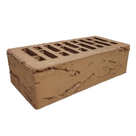 Кирпич лицевой Строма 1,4НФ коричневый кора дуба