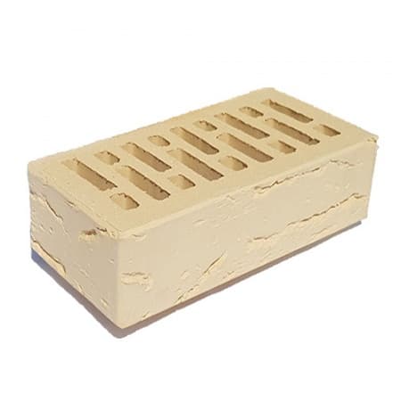 Кирпич лицевой Строма 1,4НФ слоновая кость кора дуба