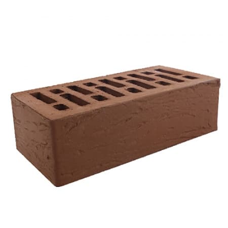 Кирпич лицевой Строма 1,4НФ коричневый рустик