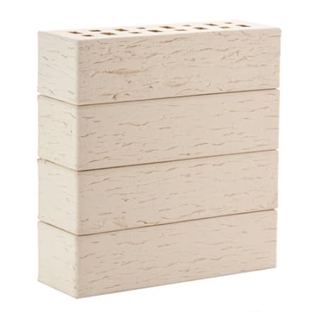 Клинкер ЛСР фасадный 0,7 NF белый "Неаполь" береста