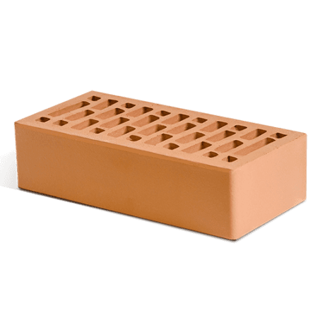 Маркинский кирпич лицевой 1НФ красный гладкая