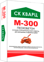 Сухая смесь СК Кварц М-300 40 кг пескобетон