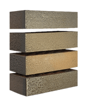 Саранский кирпич лицевой 0.7 НФ флеш-обжиг руст