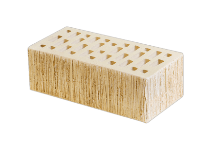 Маркинский кирпич лицевой 1.4НФ светло-бежевый тростник