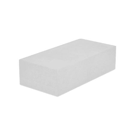 Кирпич силикатный одинарный 1НФ полнотелый белый КЗССМ