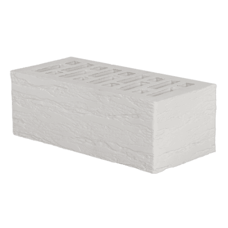 Кирпич Красная Гвардия лицевой 1,4НФ Белый Rock