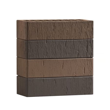 Кирпич лицевой Volgabrick Руст 1НФ №82