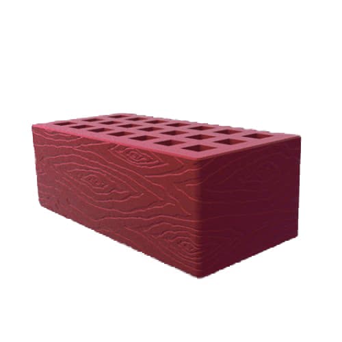 Саранский кирпич лицевой (СЗЛК) 1.4НФ бордо дерево