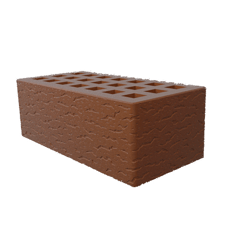 Саранский кирпич лицевой (СЗЛК) 1.4НФ шоколад кора дуба