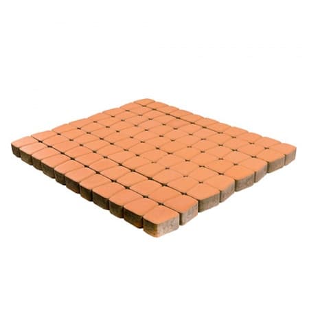 Тротуарная плитка Braer Классико круговая Коралловый, h=60