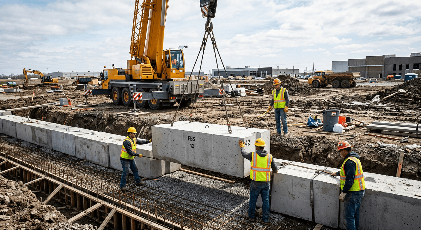 Фундаментные блоки ФБС: как выбрать размер и рассчитать количество