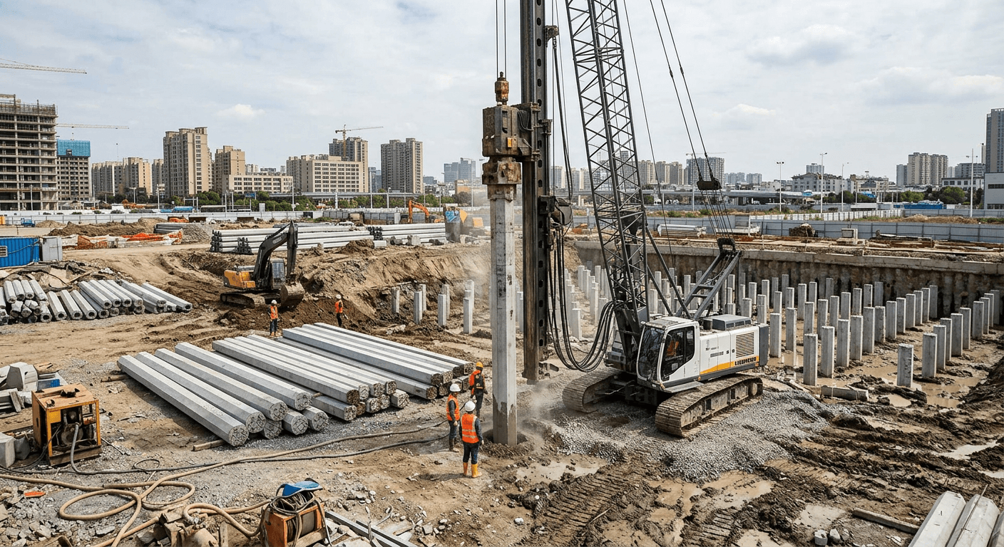 Сваи для фундамента: виды, размеры и нормы нагрузки