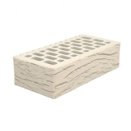 Алексеевский кирпич лицевой 1НФ слоновая кость рустик