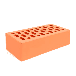 Кирпич лицевой пустотелый Норский 1НФ сафари гладкий