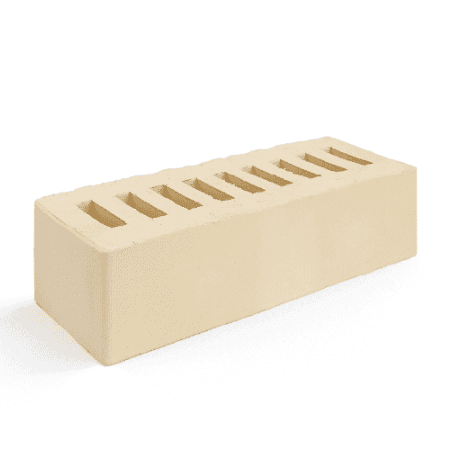 Кирпич лицевой пустотелый Норский 0,7НФ слоновая кость гладкий