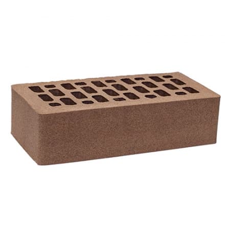 Голицынский кирпич лицевой 1НФ капучино гладкий