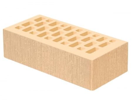 Голицынский кирпич лицевой 1НФ слоновая кость береста