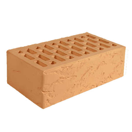 Кирпич лицевой пустотелый Норский 1,4НФ сафари рифленый