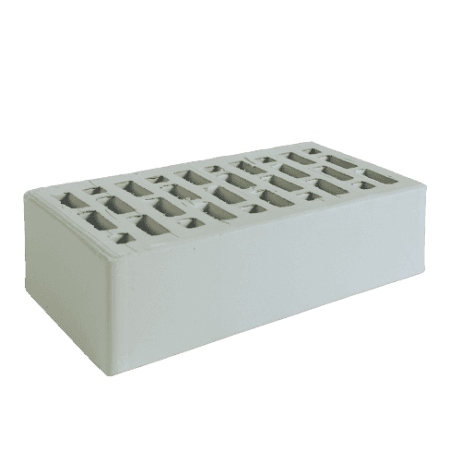 Кирпич лицевой пустотелый Норский 1НФ серый гладкий