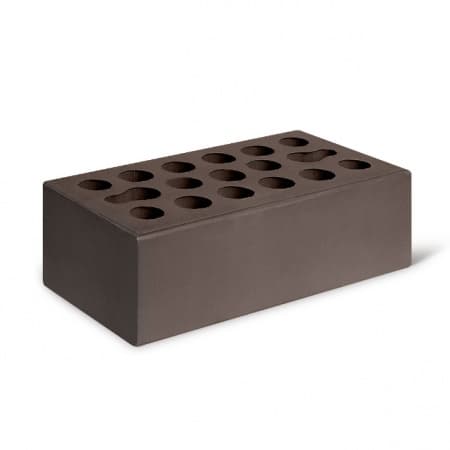 Керма кирпич лицевой 1.4НФ Шоколад гладкая