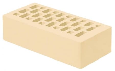 Голицынский кирпич лицевой 1НФ белые ночи гладкий