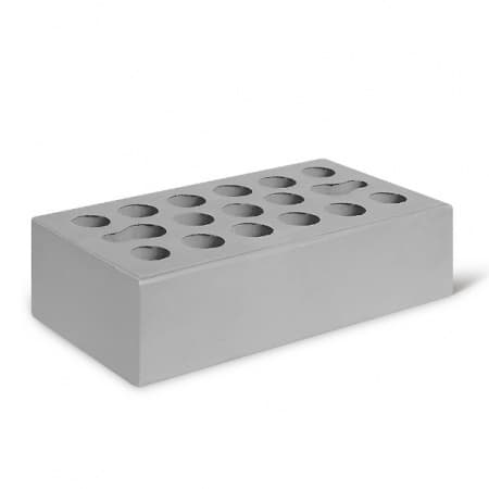 Керма кирпич лицевой 1НФ Серебро гладкая